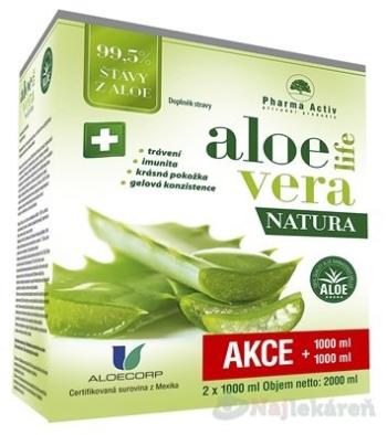 Pharma Activ AloeVeraLife NATURA  2x1000 ml,1x1set