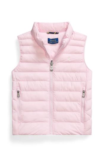 Detská vesta Polo Ralph Lauren ružová farba, 322969872003