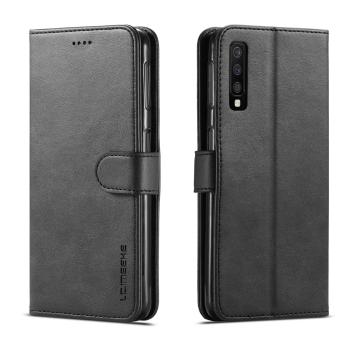 IMEEKE Peňaženkový obal pre Samsung Galaxy A7 2018 (A750) čierny