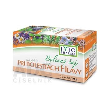 FYTO Bylinný čaj PRI BOLESTIACH HLAVY