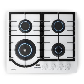 Klarstein Ignito plynová varná doska, 8 kW, liatinové rošty, časovač, regulácia teploty