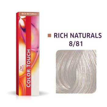 Wella Professionals Color Touch Rich Naturals profesionálna demi-permanentná farba na vlasy s multi-rozmernym efektom 8/81 60 ml