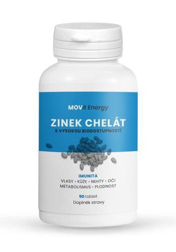 MOVit Energy Zinok Chelát 15 mg 90 tabliet