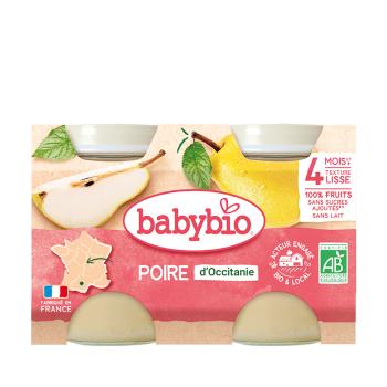 BABYBIO príkrm hruška Williams 2x130 g