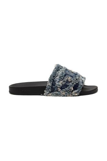 Šľapky Diesel Sa-Slide D Denim dámske, tmavomodrá farba, Y03347-P5254-H4187
