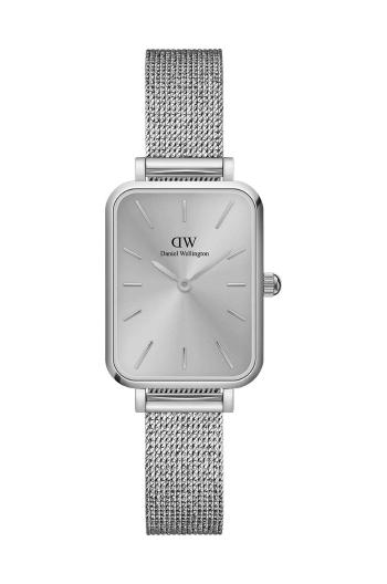 Hodinky Daniel Wellington Quadro 20x26 dámske, strieborná farba