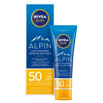 NIVEA Sun Alpin Pleťový krém na opaľovanie OF 50 50 ml
