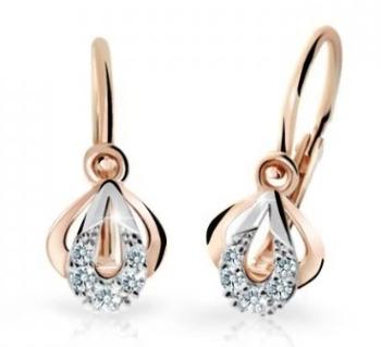 Cutie Diamonds Bicolor detské náušnice zo zlata s briliantmi C2270-10-10-X-4-D