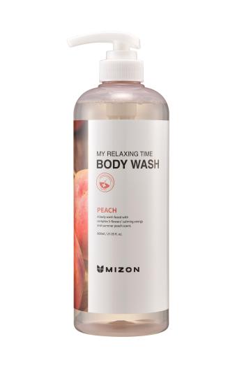 Mizon Sprchový gél Peach My Relaxing Time ( Body Wash) 800 ml