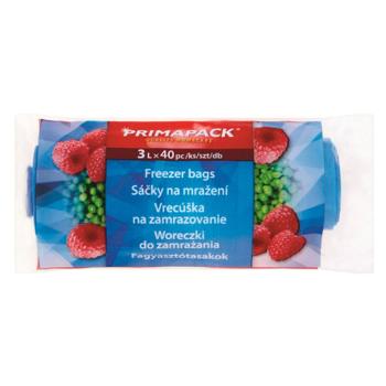 PRIMAPACK Vrecká na mrazenie 3L/40ks