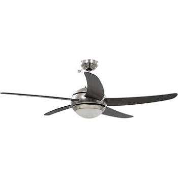 SHUMEE Ozdobný stropný ventilátor so svetlom 128 cm hnedý (8718475508861)