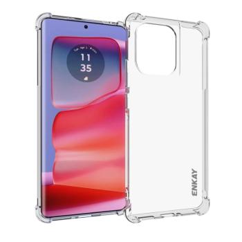 ENKAY AIRBAG Extra odolný kryt Motorola Edge 50 Pro priehľadný
