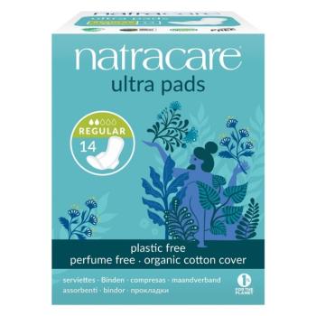 NATRACARE Menštruačné vložky Ultra REGULAR s krídelkami 14 ks