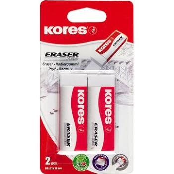 KORES KE20 60 × 21 × 10 mm, biela – balenie 2 ks (40211)
