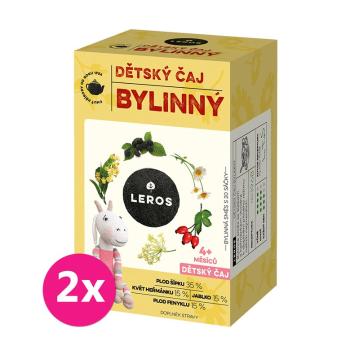 2x LEROS Čaj detský bylinný 20x1,8g