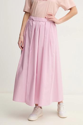 Sukňa Weekend Max Mara fialová farba, maxi, áčkový strih, 2515101011600