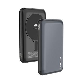 DUDAO TGK1 15W MagSafe Bezdrôtová a externá nabíjačka 2v1 čierna