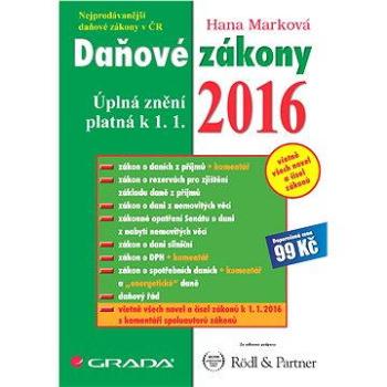 Daňové zákony 2016 (978-80-271-0022-4)