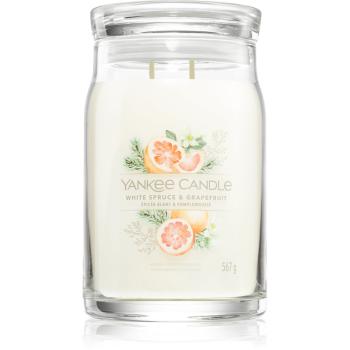 Yankee Candle White Spruce & Grapefruit vonná sviečka 567 g