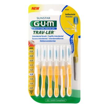 G.U.M Trav-Ler Interdental medzizubné kefky 1,3 mm 6 ks