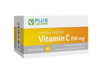 Plus Lékáreň Vitamín C 250 mg 100 tabliet