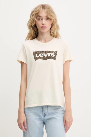 Bavlnené tričko Levi's LSE THE PERFECT TEE dámske, tmavomodrá farba, A2086