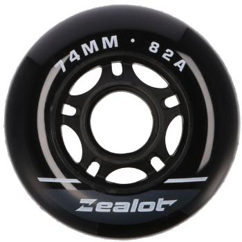 Zealot INLINE WHEELS 4 PACK 74-82A Görkorcsolya kerekek, fekete, méret