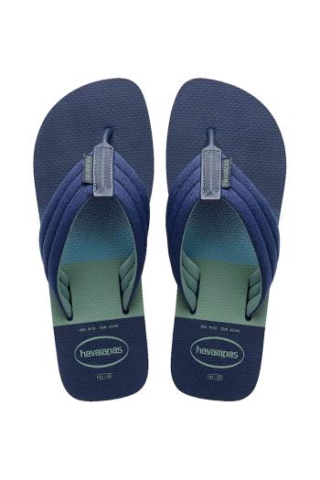 Šľapky Havaianas URBAN PRINT pánske, tmavomodrá farba, 4148359.0555