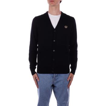 Fred Perry  K9551  Vesty bez rukávov/Cardigany Čierna