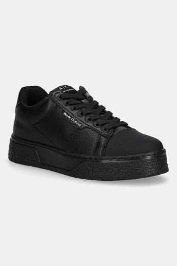 Tenisky Armani Exchange čierna farba, XM001666 AF19143 UC001