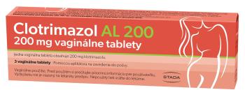 CLOTRIMAZOL AL 200mg vaginálne 3 tabliet