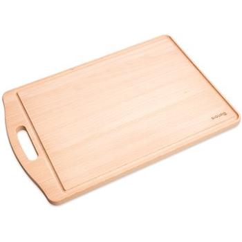 Siguro Doska na krájanie s drážkou a držadlom Woody, 1,9 × 30 × 45 cm, drevo (SGR-BC-C245H)