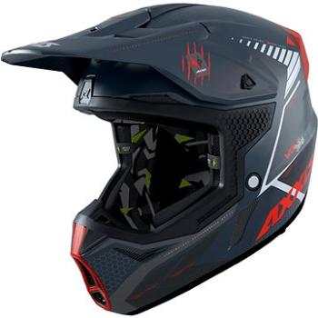 Axxis Wolf ABS Star Track b5, motokrosová helma červená matná (MOTO32185nad)