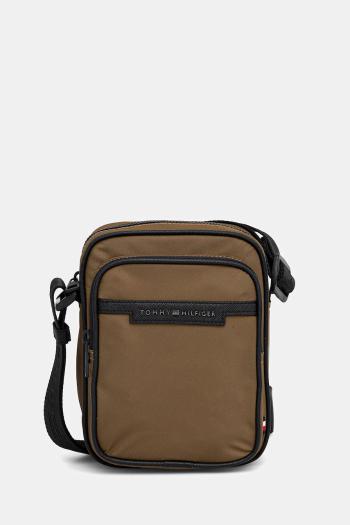 Malá taška Tommy Hilfiger zelená farba, AM0AM13465