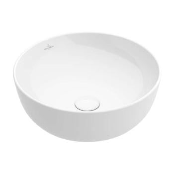 VILLEROY & BOCH - Artis Umývadlo na dosku, priemer 43 cm, CeramicPlus, alpská biela 417943R1