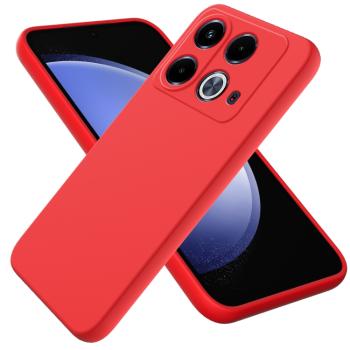 RUBBER Ochranný obal pre Infinix Note 40 červený