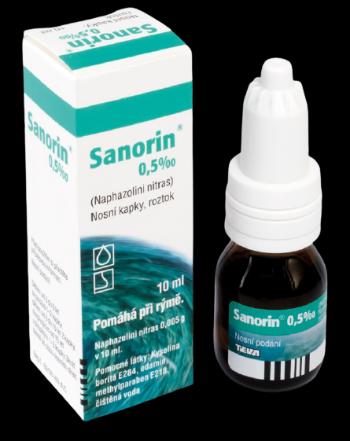 SANORIN 0,5 ‰ nosové kvapky 10 ml