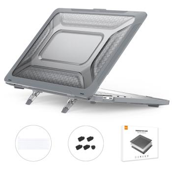 ENKAY RUGGED Ochranný set pre Apple MacBook Pro 13" A2251 / A2289 / A2338 šedý