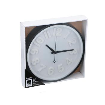 EDCO Nástěnné hodiny, bílá čísla, 30 cm