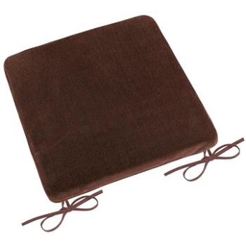 Bellatex Hladký Korall micro – 40 × 40 cm – tmavohnedá (744)