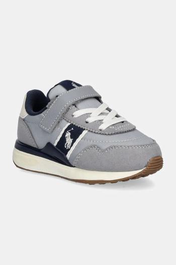 Detské tenisky Polo Ralph Lauren TRAIN 89 SPORT PS šedá farba, RL00631030