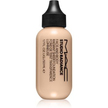 MAC Cosmetics Studio Radiance Face and Body Radiant Sheer Foundation ľahký make-up na tvár a telo odtieň W0 50 ml