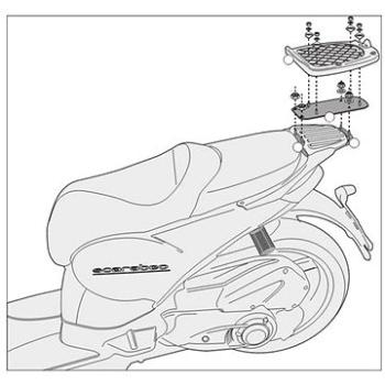 KAPPA KR6701 nosič kufra APRILIA Scarabeo 125 – 200 (07 / 11 – 16)