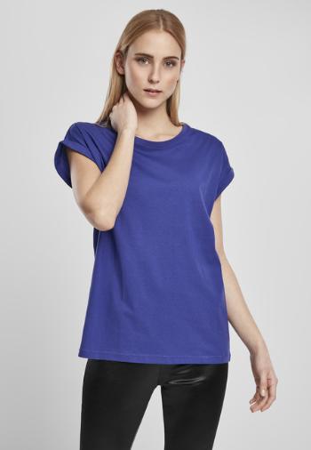 Urban Classics Ladies Extended Shoulder Tee bluepurple - XS