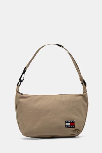 Kabelka Tommy Jeans béžová farba, AW0AW17287