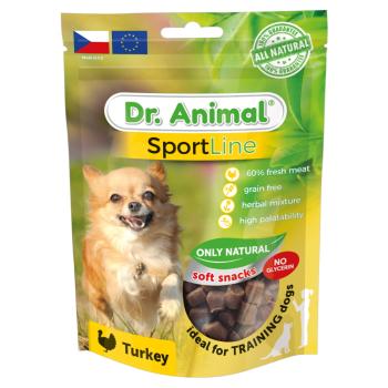 DR. ANIMAL Sportline pochúťka moriak pre psov 100 g