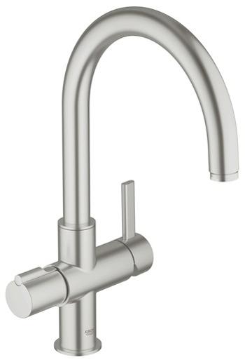 Drezová batéria Grohe Red s kaderníckou spŕškou supersteel 30033DC0