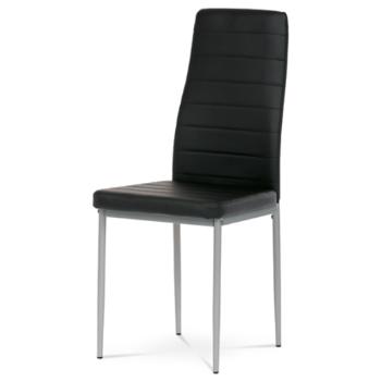 Jedálenská stolička Autronic 41x96 cm čierna ekokoža DCL-377 BK