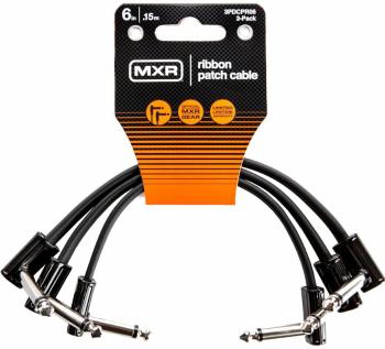 Dunlop MXR 3PDCPR06 Ribbon Patch Cable 3 Pack 15 cm Zalomený - Zalomený Patch kábel