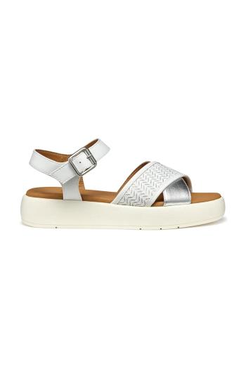 Sandále Geox D CAMALEI dámske, biela farba, na kline, D550NF 0BCDS C1000